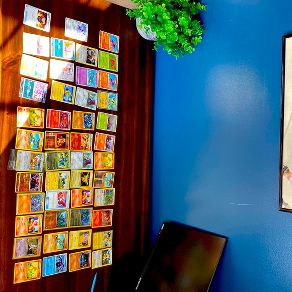 Rare deck of Pokémon cards